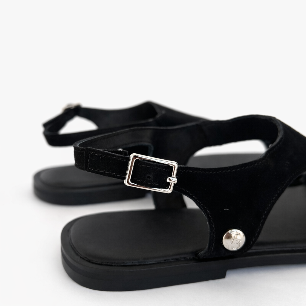Sandalia DIANA. Negro