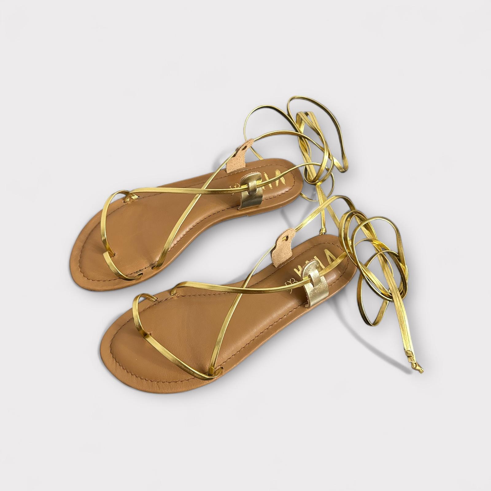 ARTEMISA - Sandalia romana - Oro