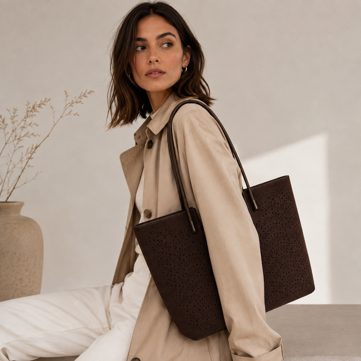Bolso OLIVA. Marrón