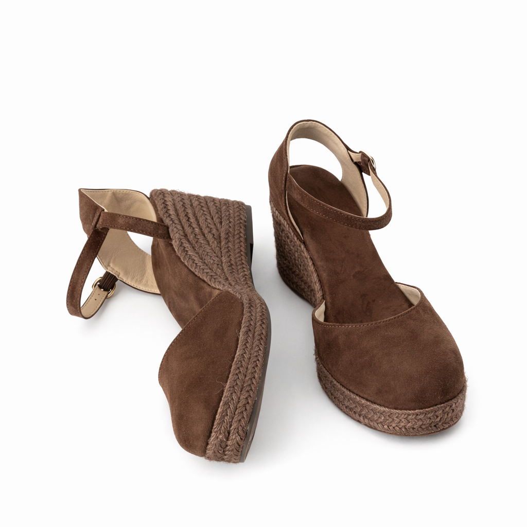 Cuña Esparto CARMELA Marrón