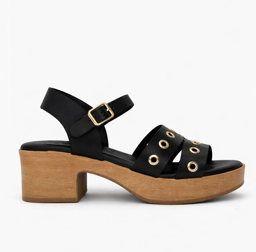 Sandalia Tacón NEREA. Negro