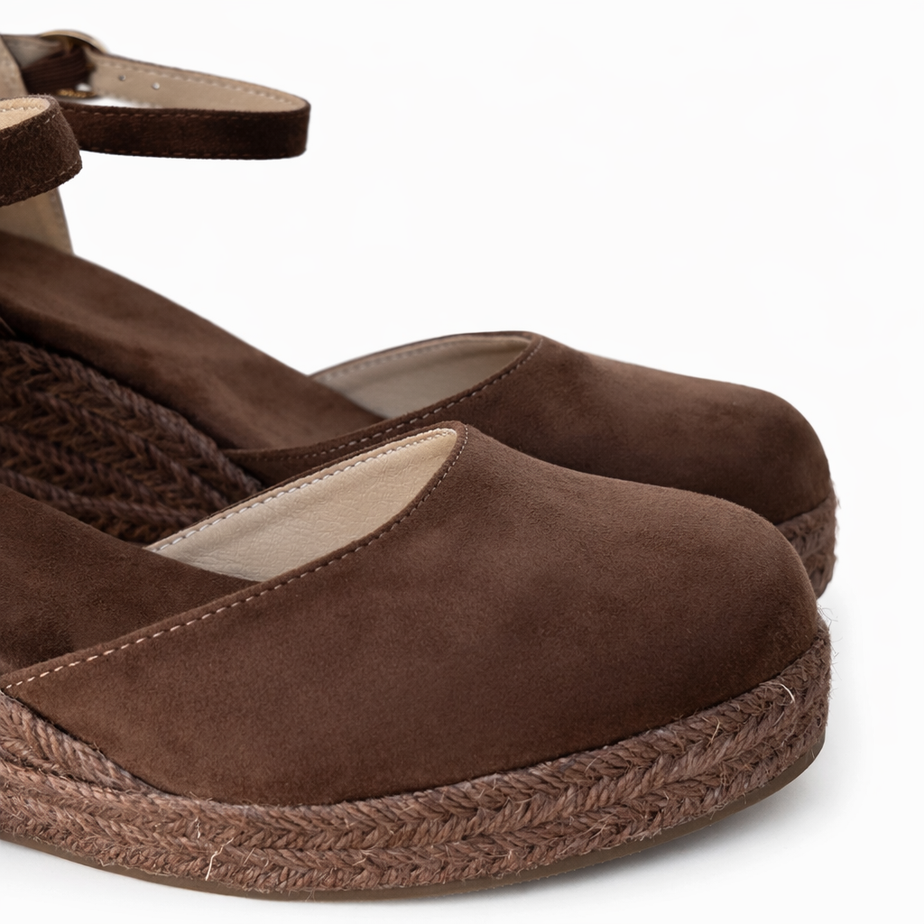 Cuña Esparto CARMELA Marrón