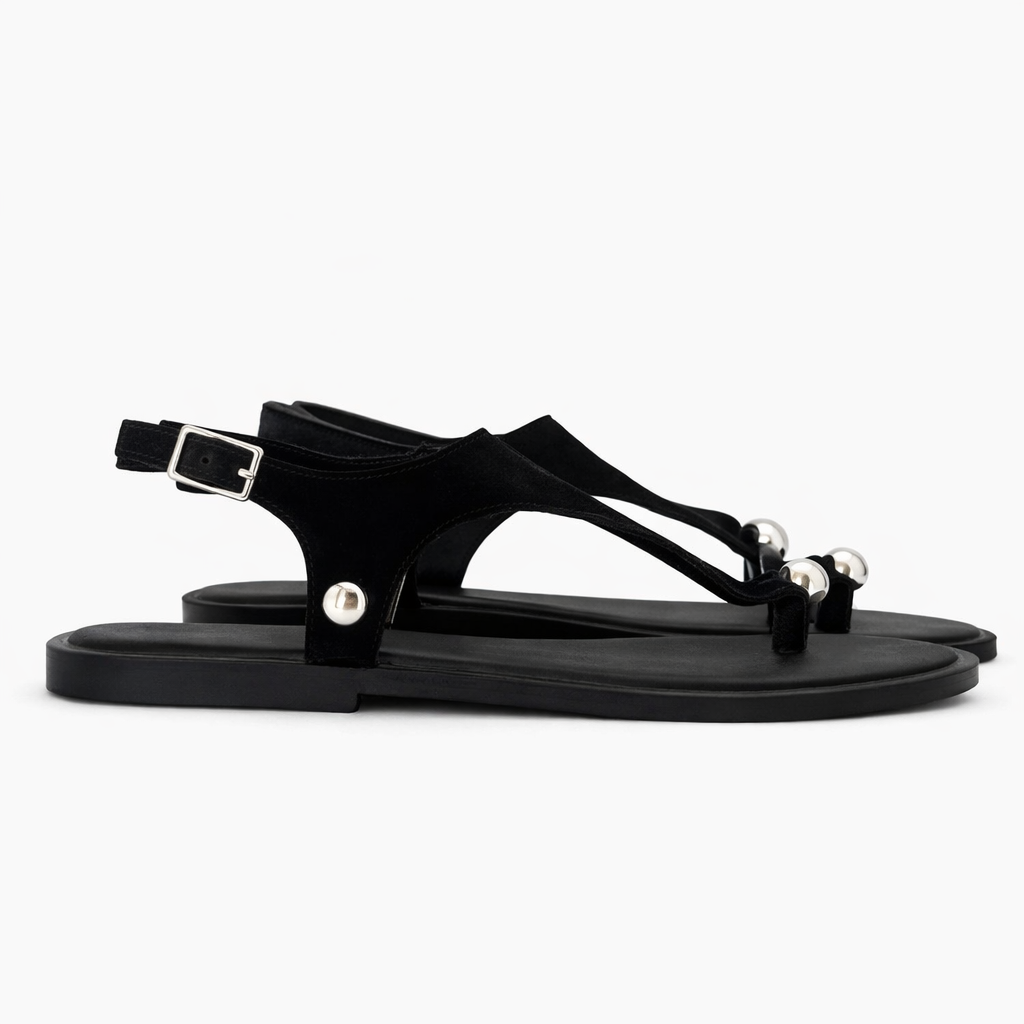 Sandalia DIANA. Negro