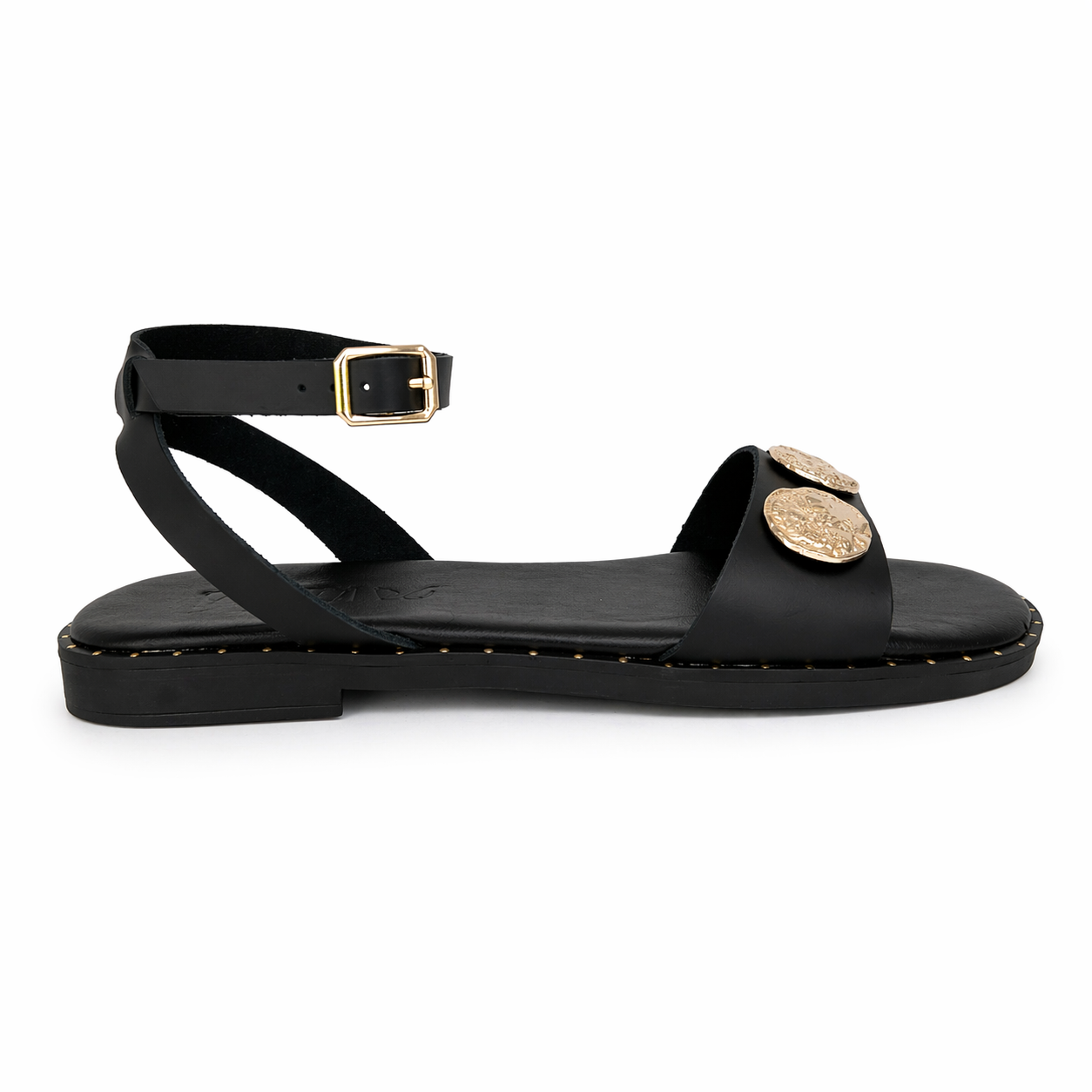 Sandalia GAIA. Negro