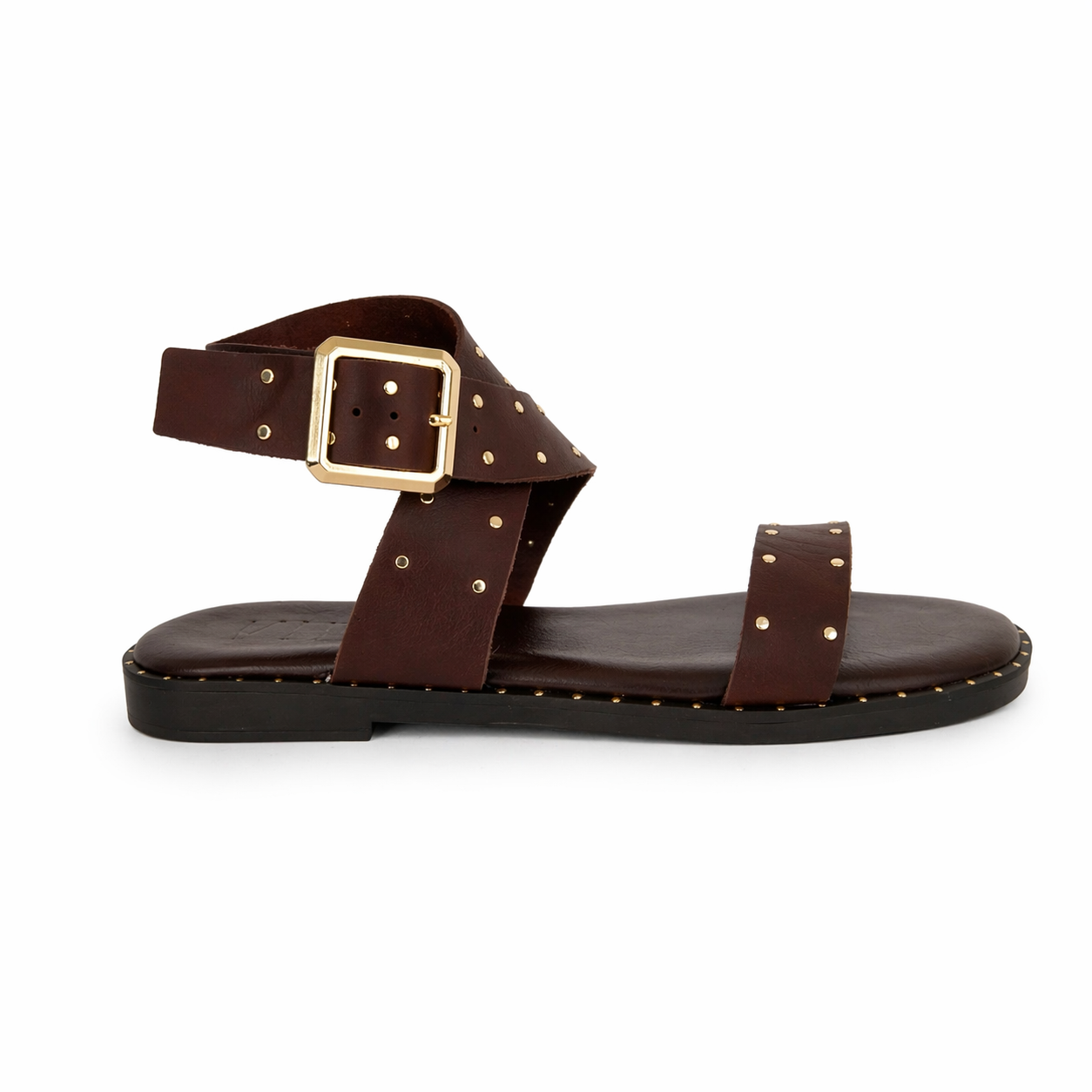 Sandalia NOA. Marrón
