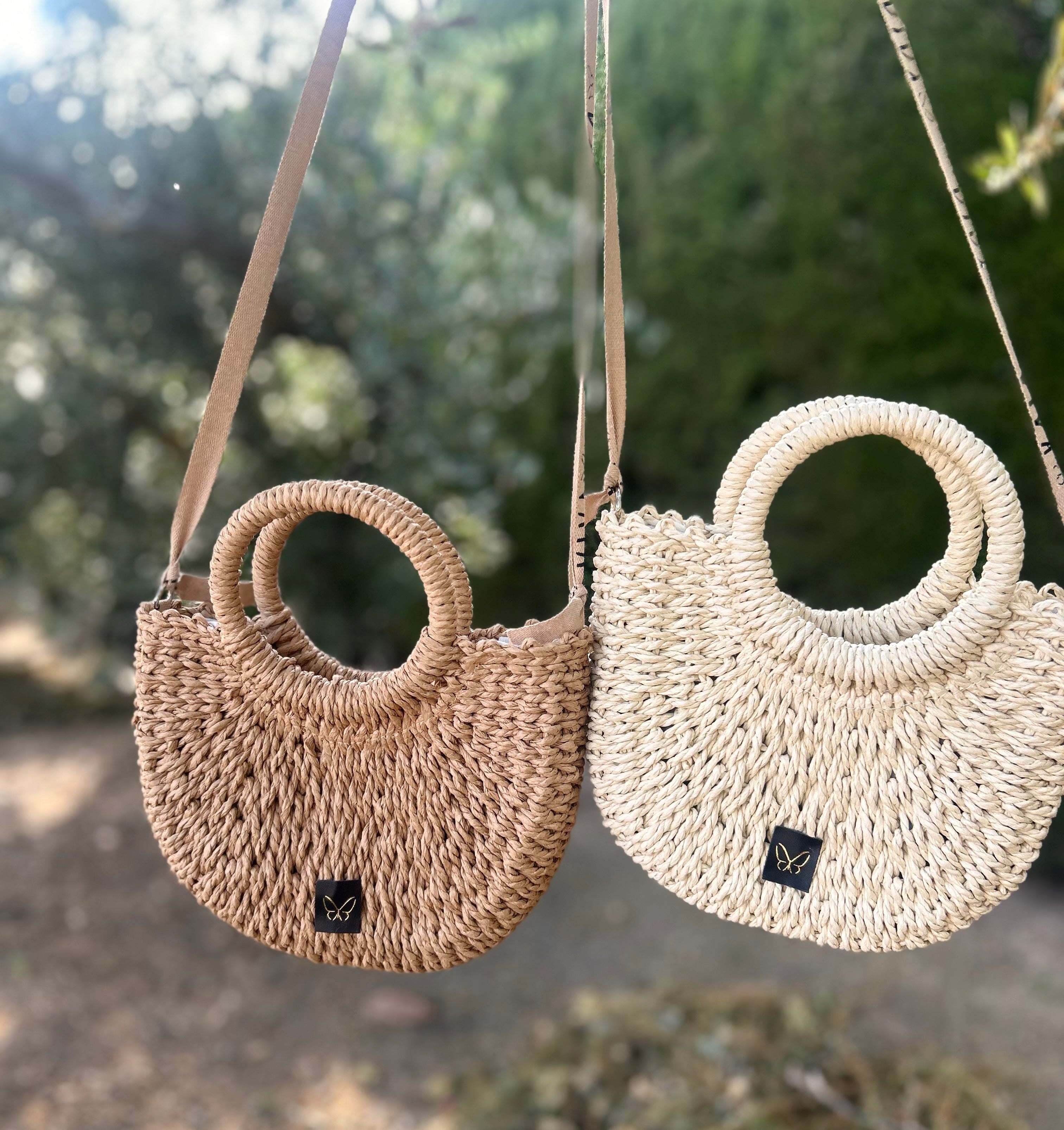 BOLSO DE RAFIA CAPRI BEIS