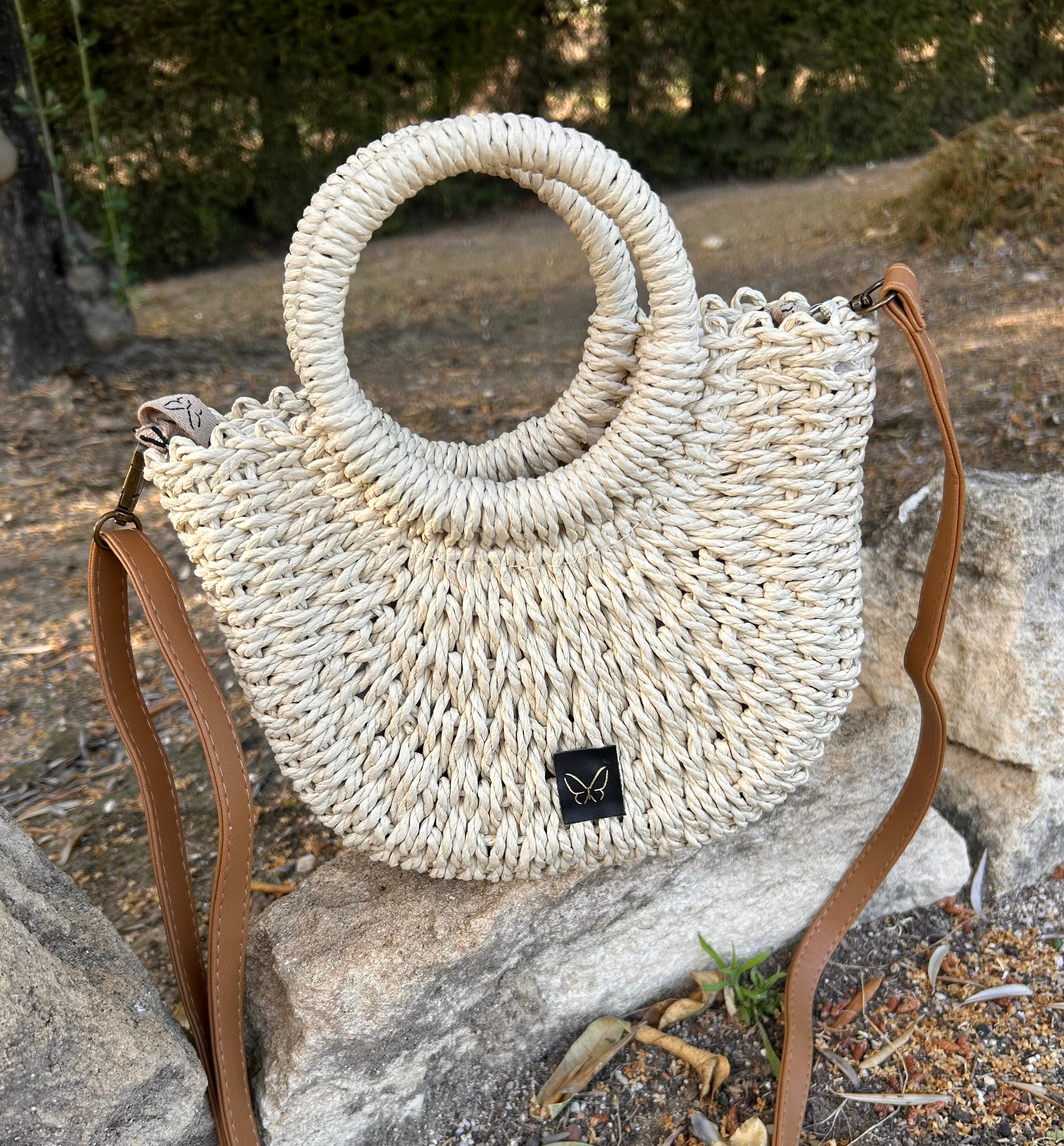 BOLSO DE RAFIA CAPRI BEIS