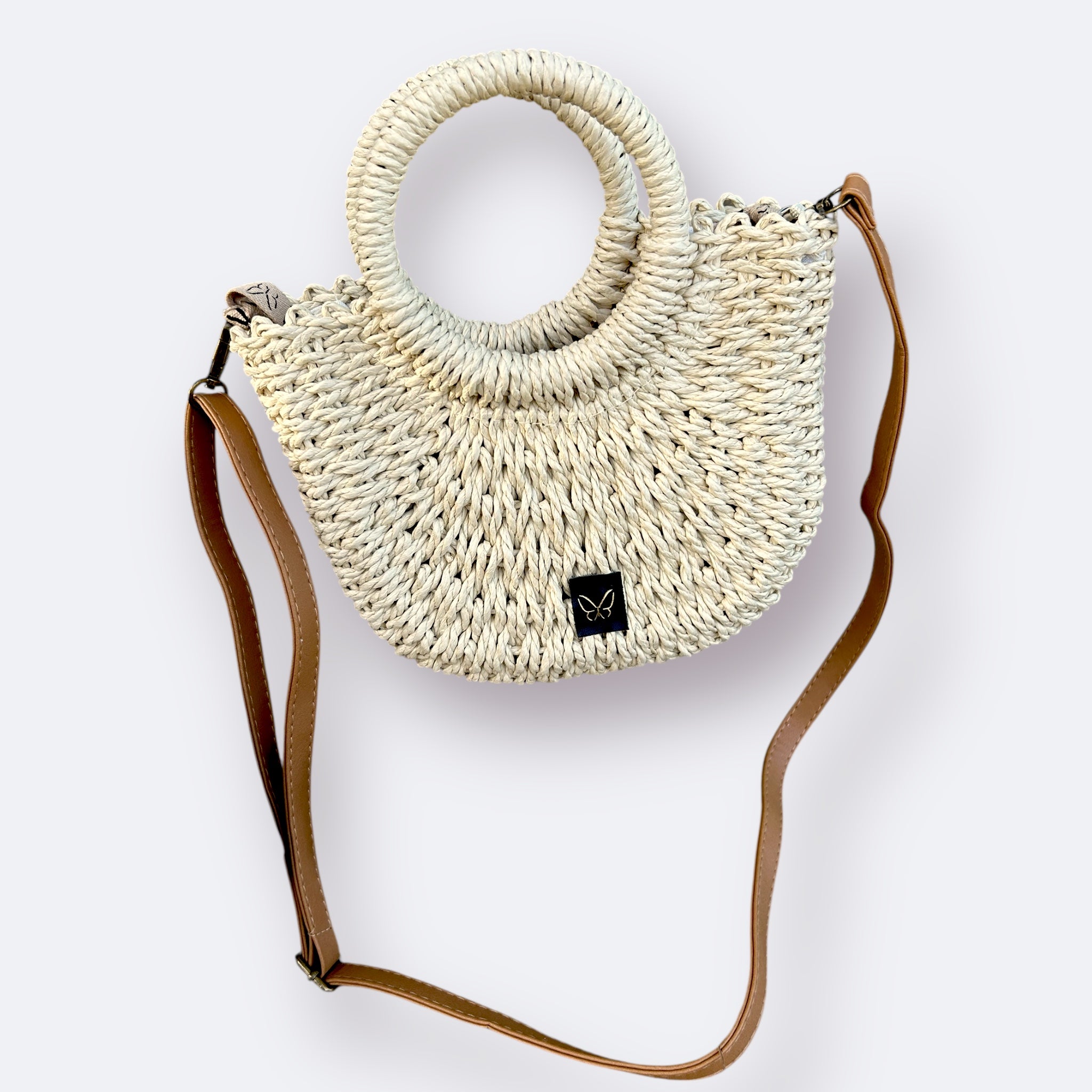 BOLSO DE RAFIA CAPRI BEIS