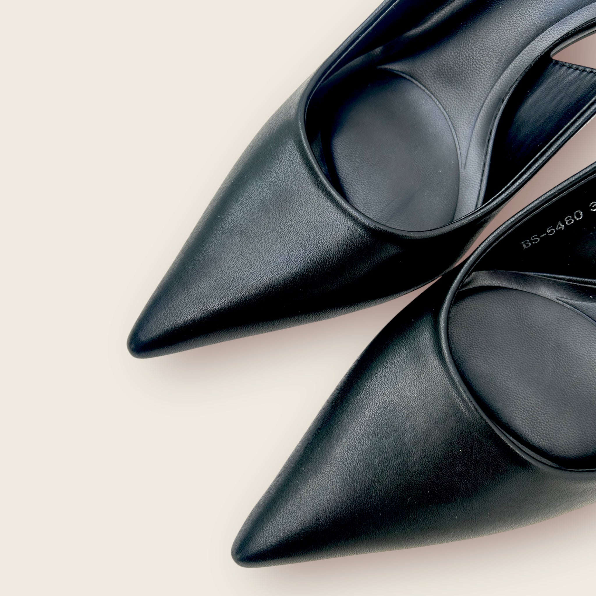 Salón destalonado ESTELA. Negro