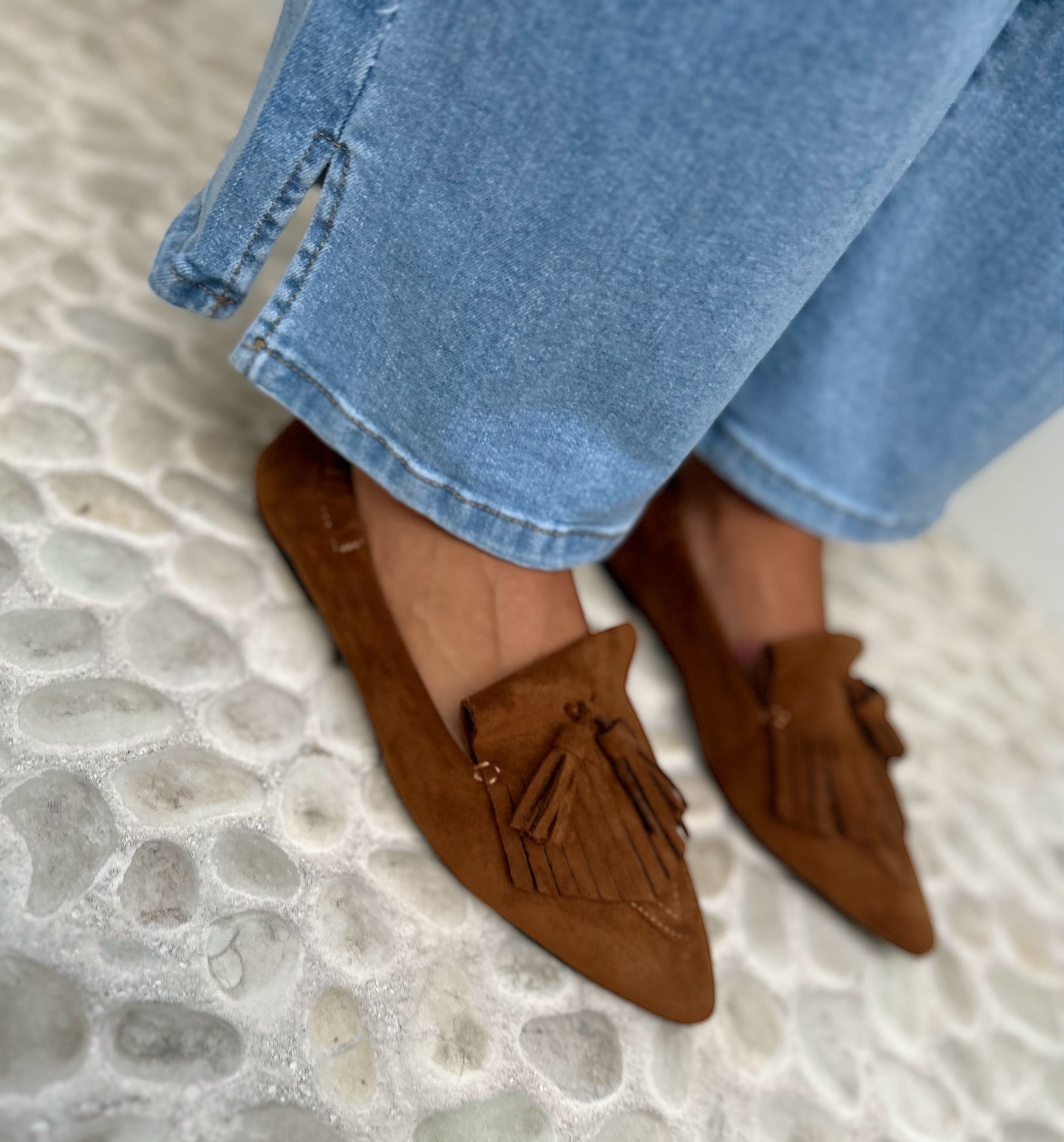 Mocasín VERA. Camel