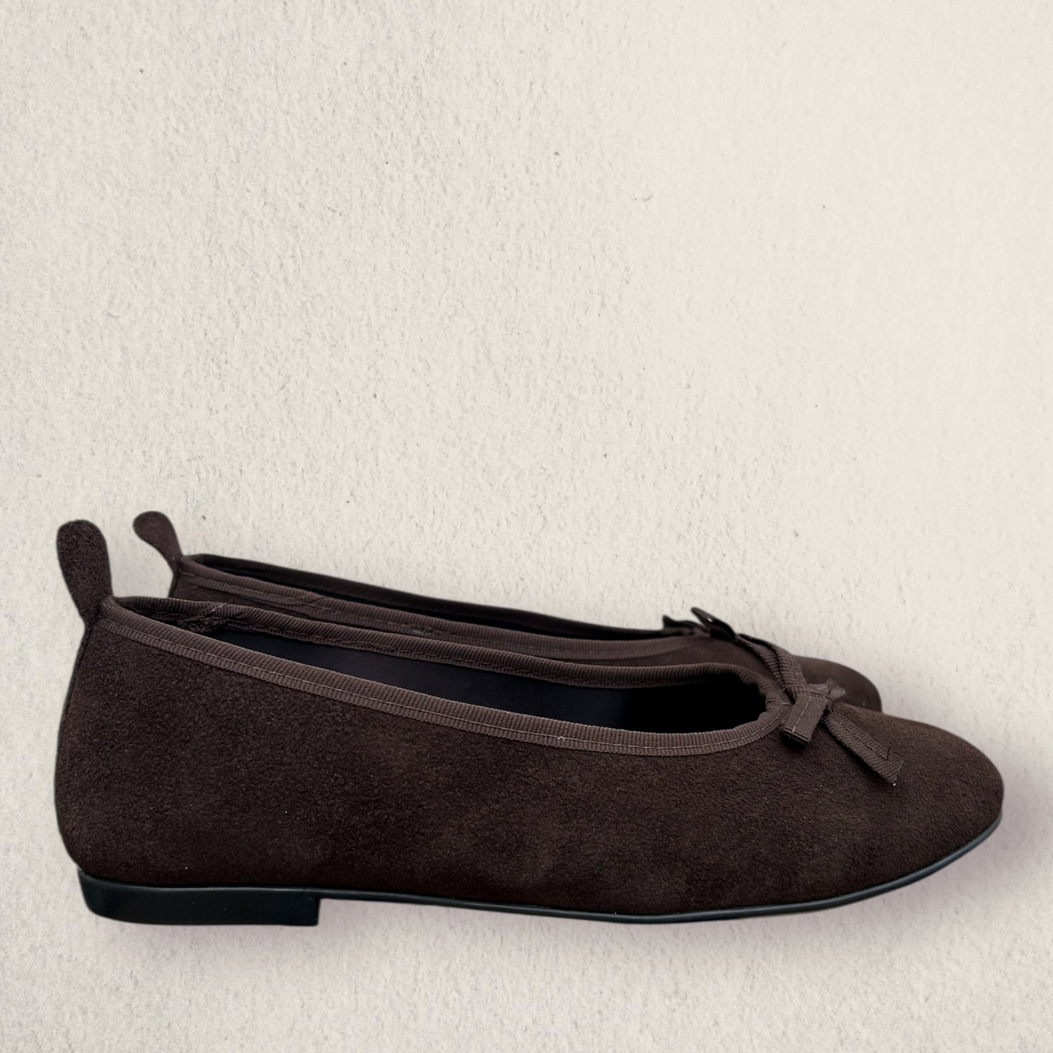 Manoletina GLORIA. Marrón chocolate