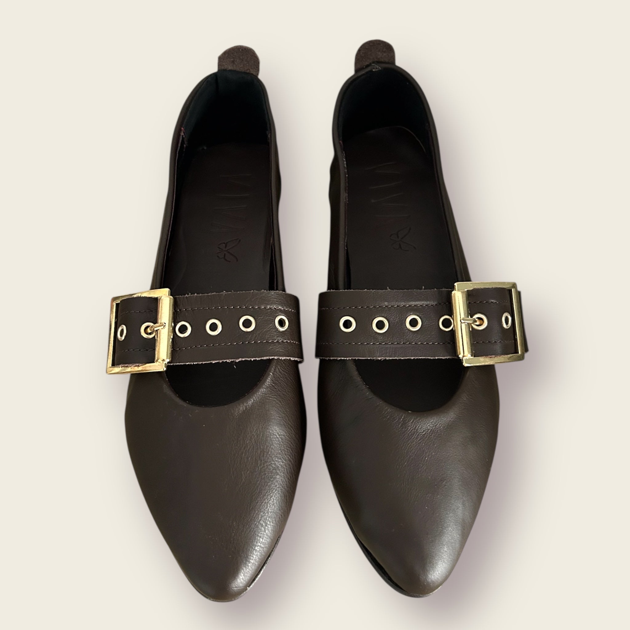 Manoletina ELENA. Marrón