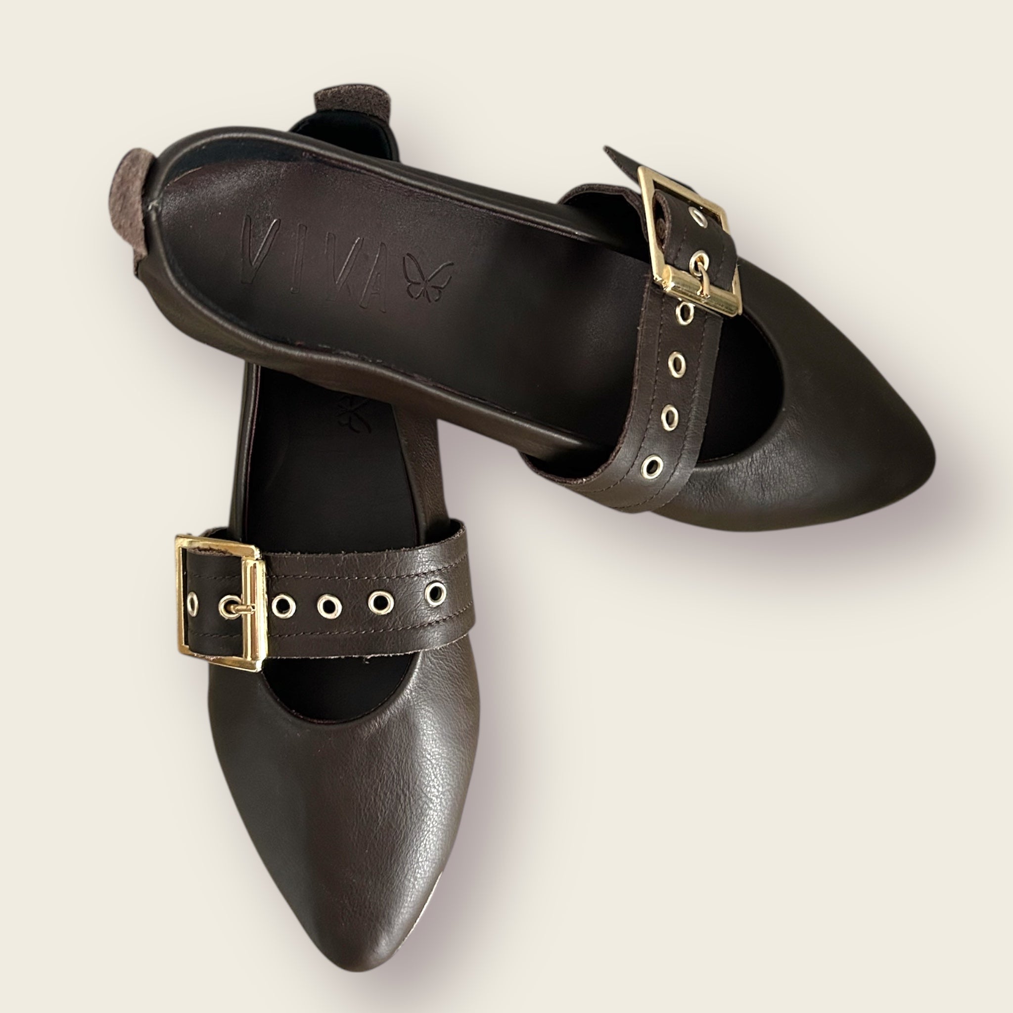 Manoletina ELENA. Marrón