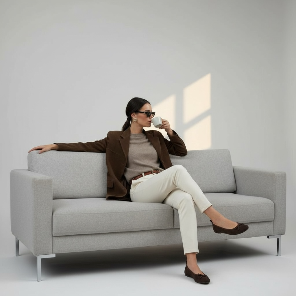 Manoletina marrón GLORIA