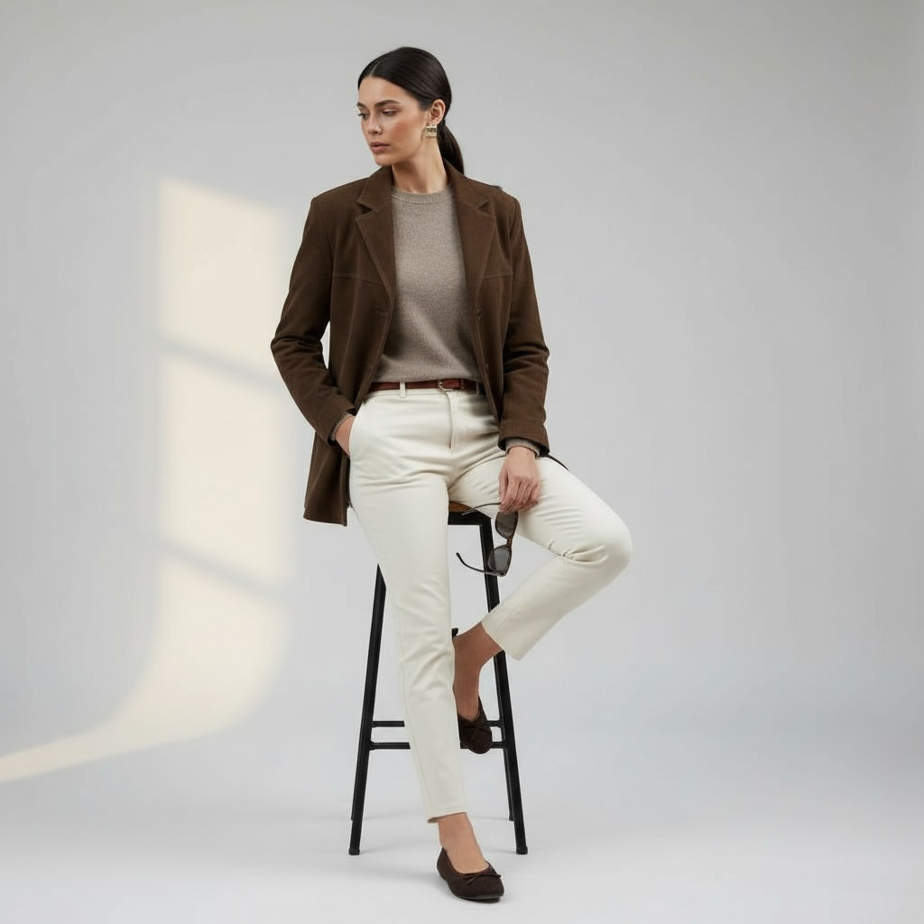 Manoletina marrón GLORIA