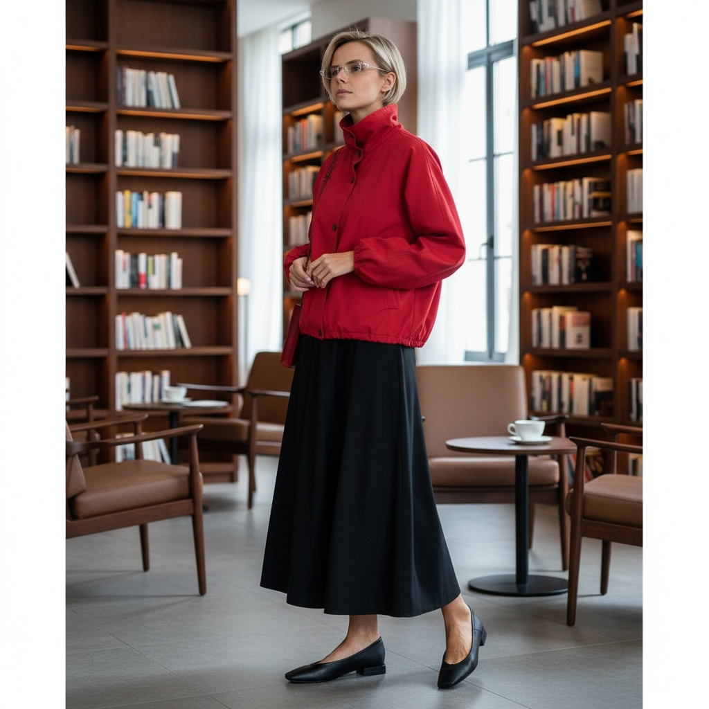 Zapato plano. CLARA. Negro