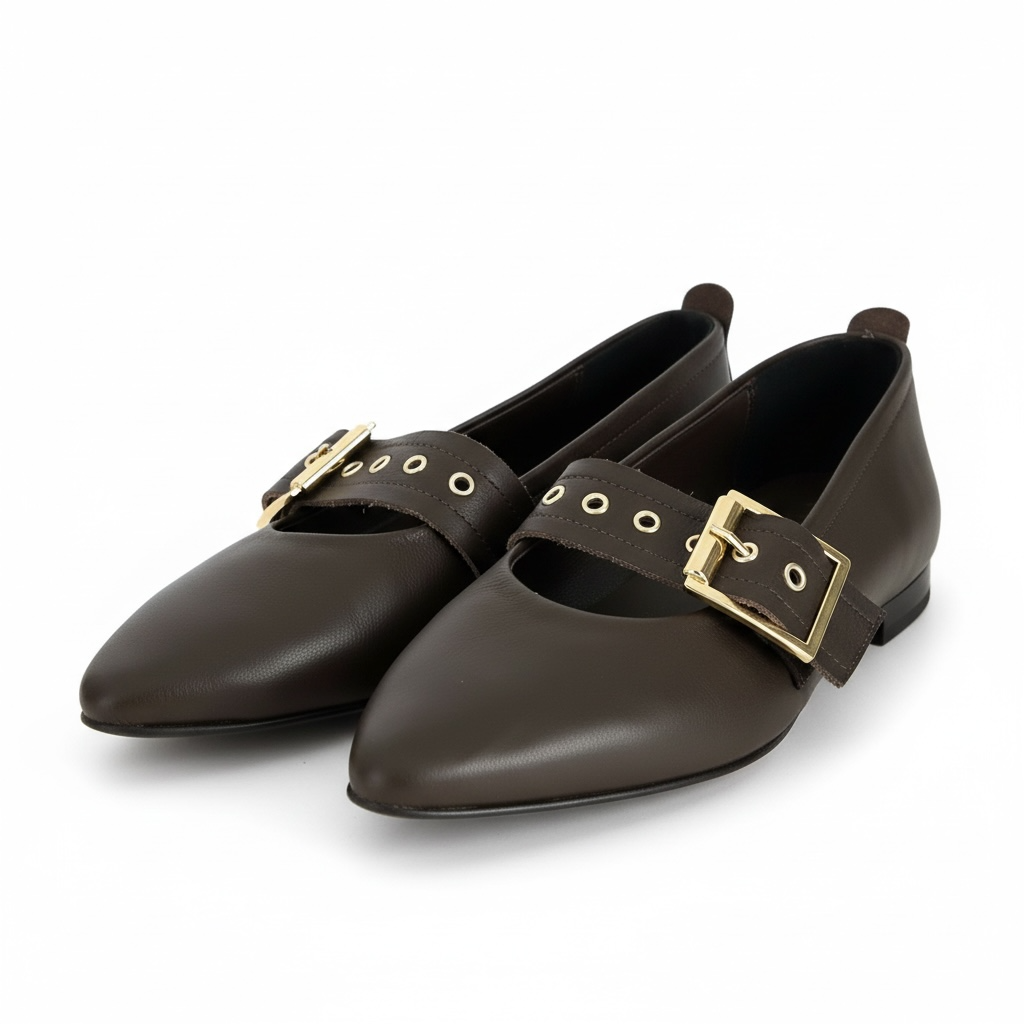 Manoletina marrón ELENA