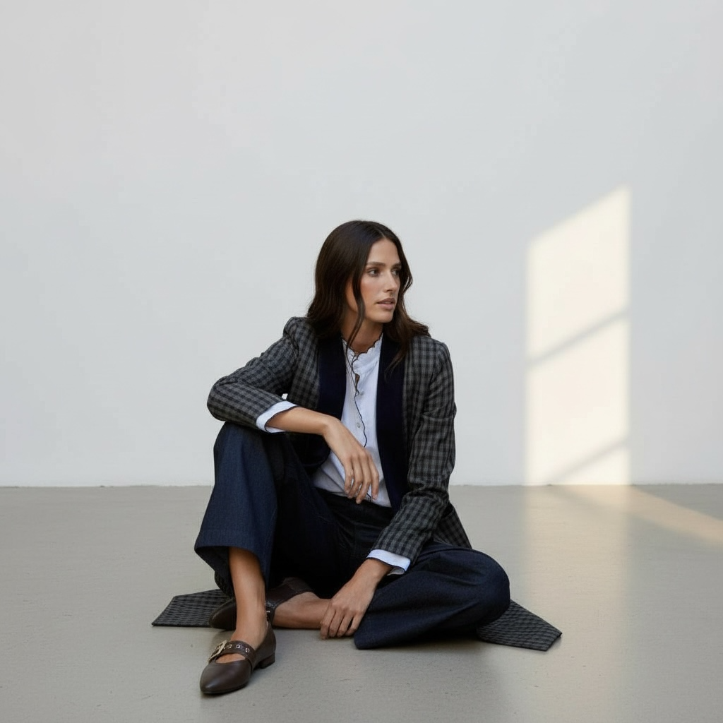 Manoletina marrón ELENA