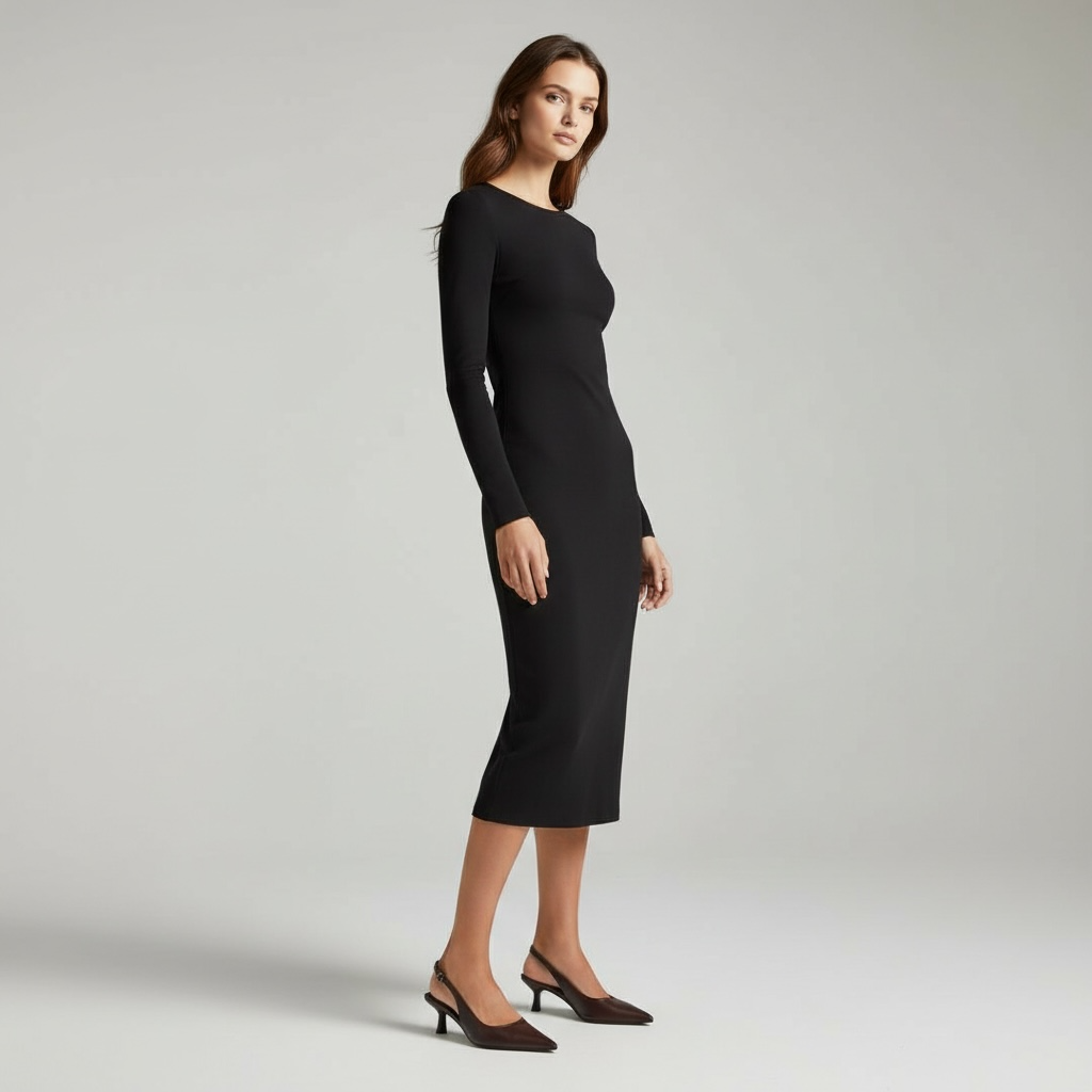 Salón destalonado ESTELA. Negro