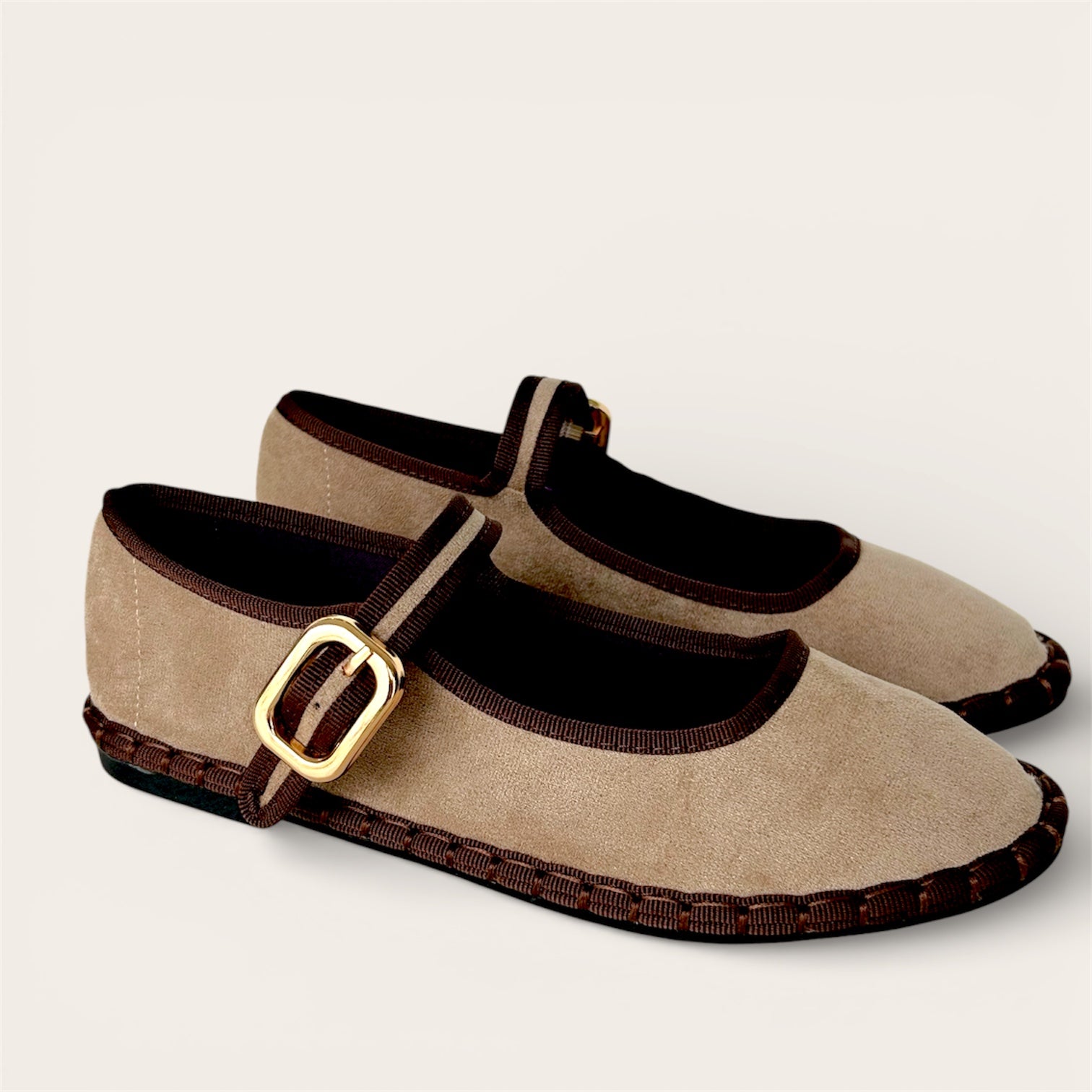 Mercedita ELSA Beis y Marrón