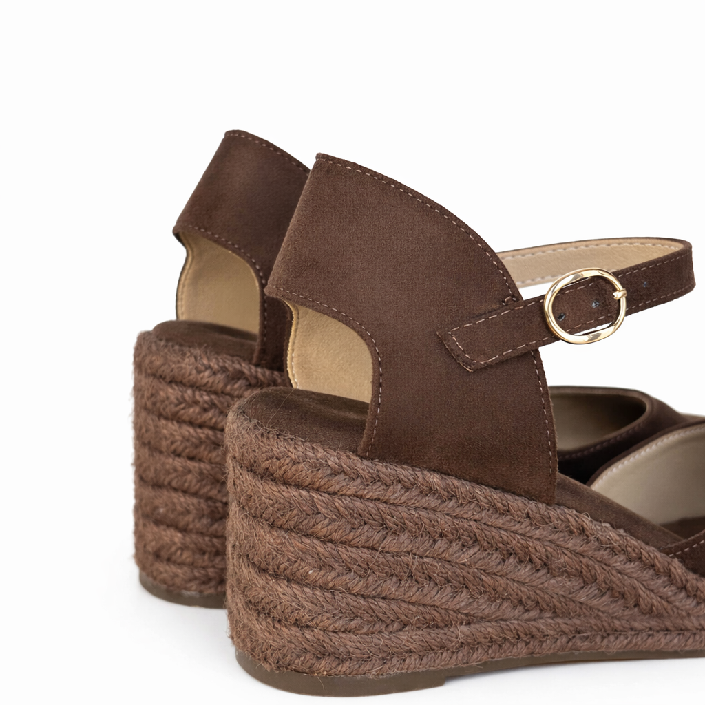 Cuña Esparto CARMELA Marrón