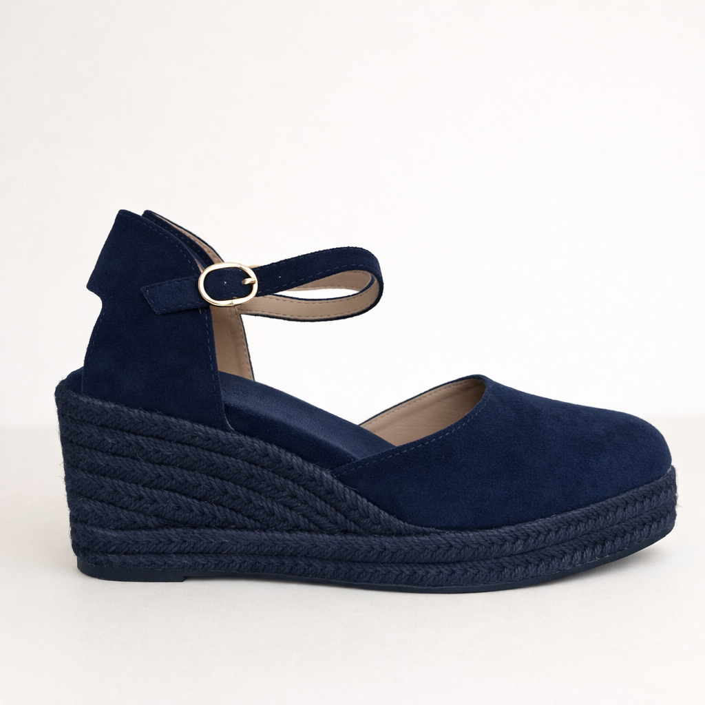 Cuña Esparto CARMELA Azul marino
