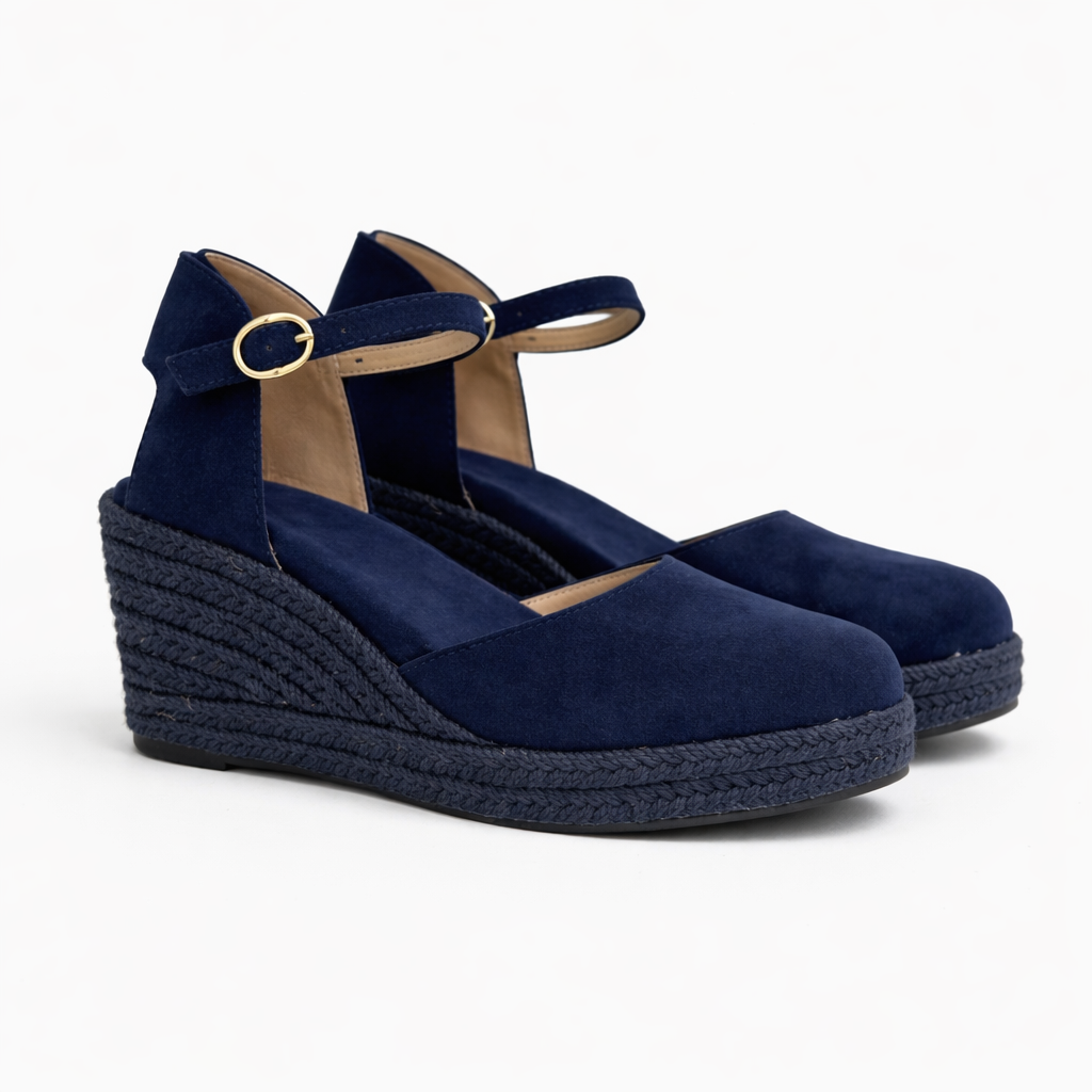 Cuña Esparto CARMELA Azul marino