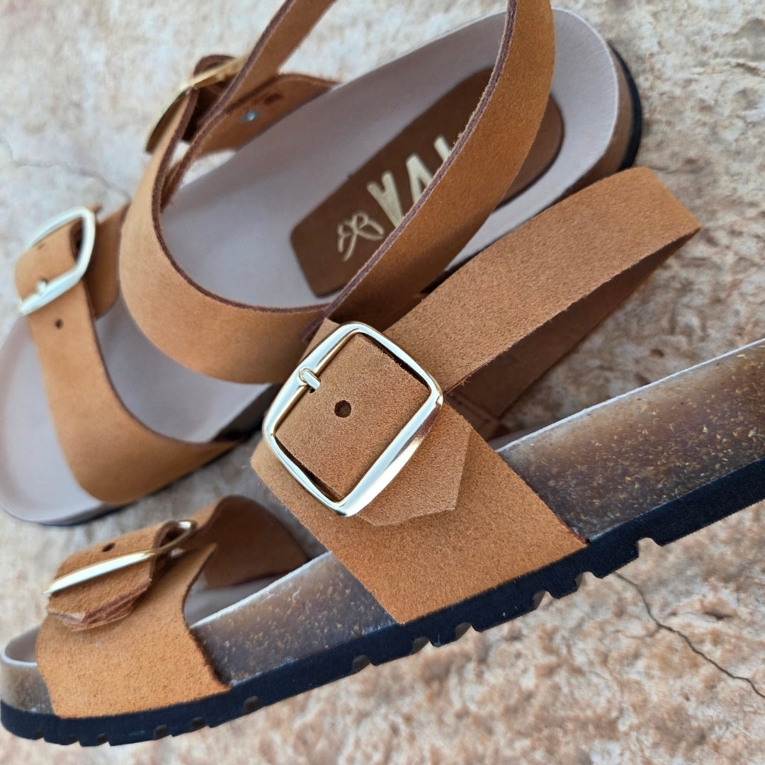 UNIQUE Sandalia Bio con tira trasera