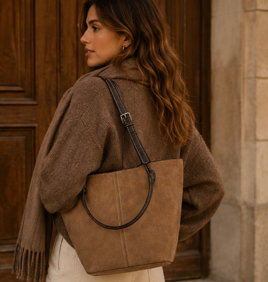Bolso NARA. Taupe