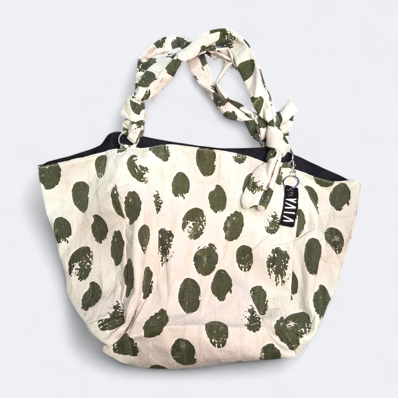Bolsa Tote TOSCANA beis y verde