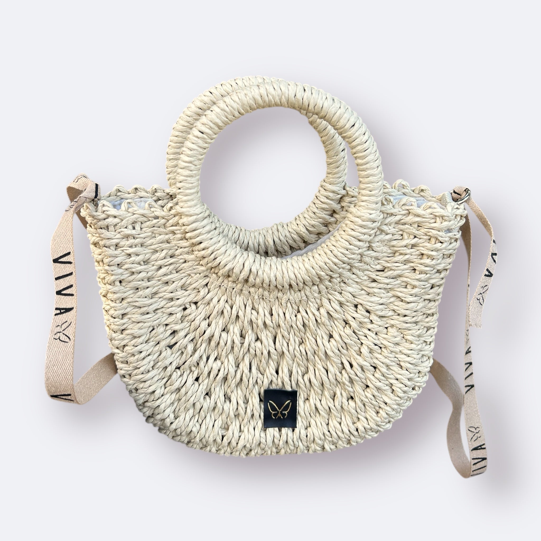 Bolso de Rafia CAPRI Beis