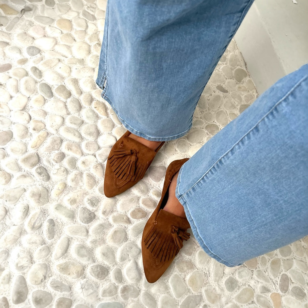 Mocasín VERA. Camel