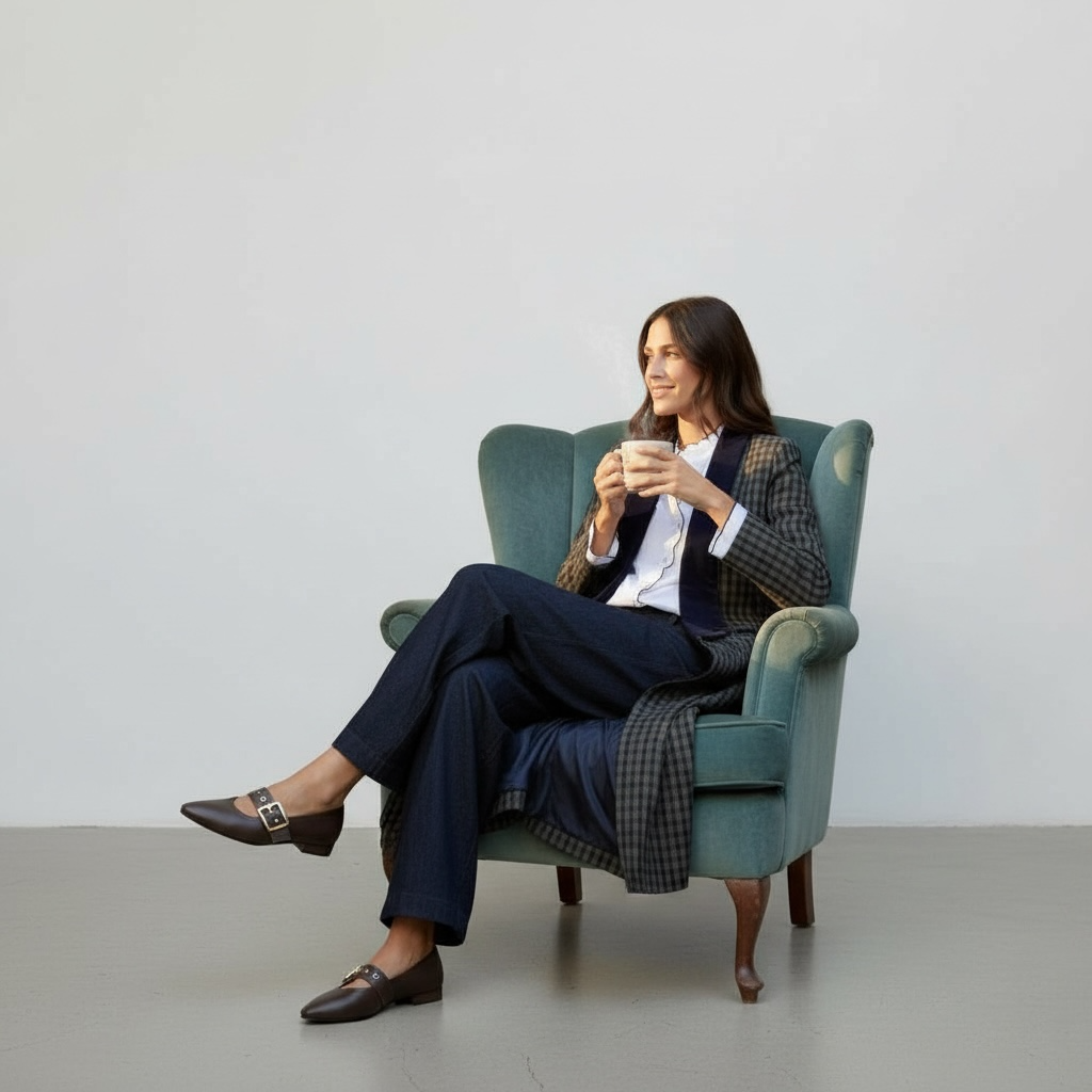 Manoletina marrón ELENA