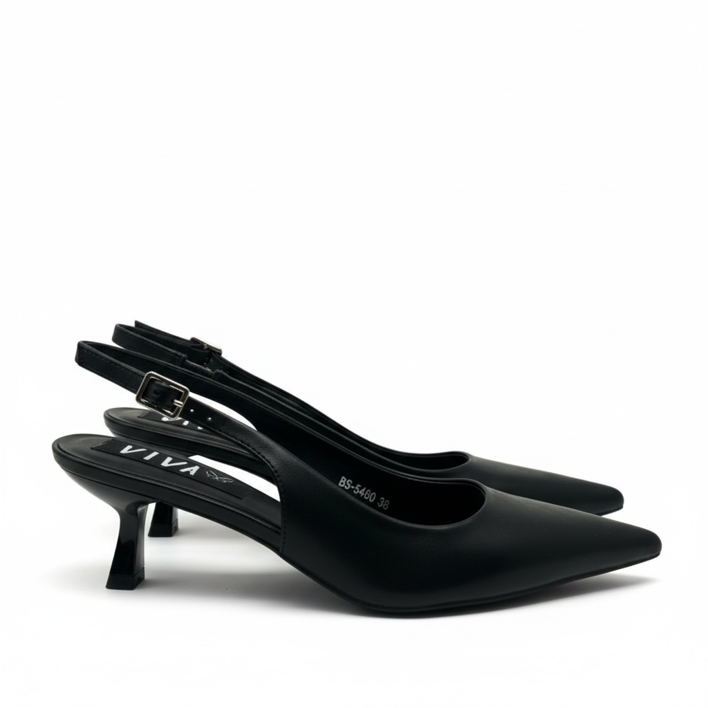 Salón destalonado ESTELA. Negro