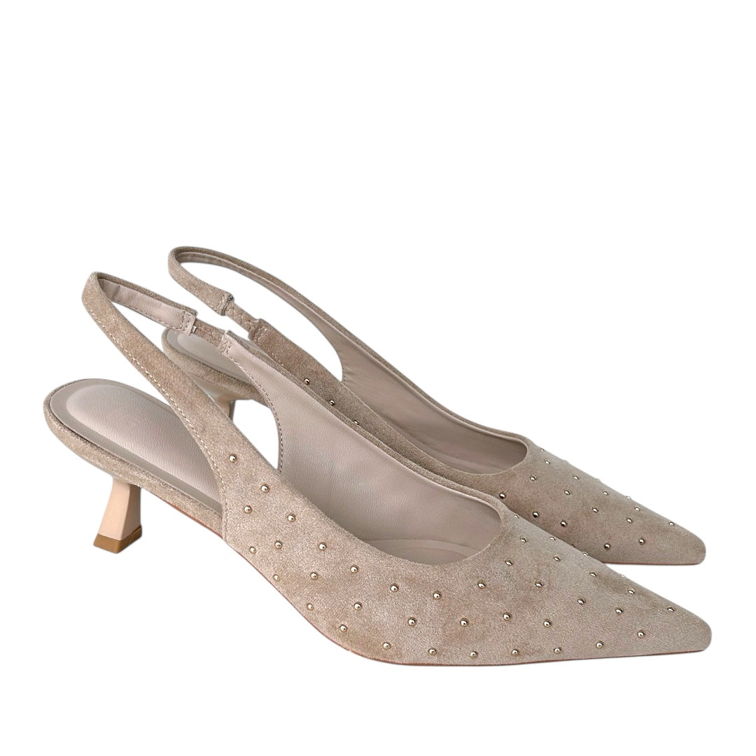 Salón destalonado HELENA Beis